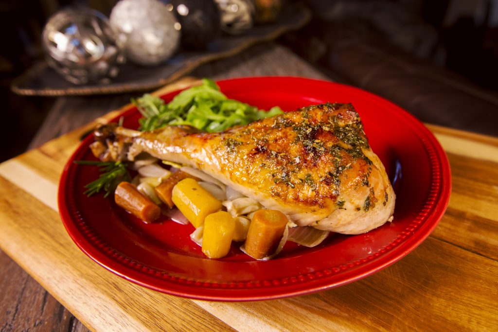 Braised Turkey Legs with Honeyed Herbs